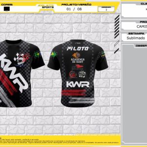 Camisa Preta KWR 2025